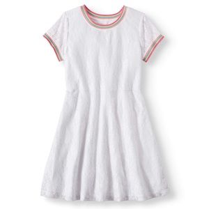 RainbowTrim LaceDress LittleGirls,BigGirls,BigPlus